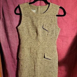 Adrienne Vittadini Sleeveless Wool Mini Dress